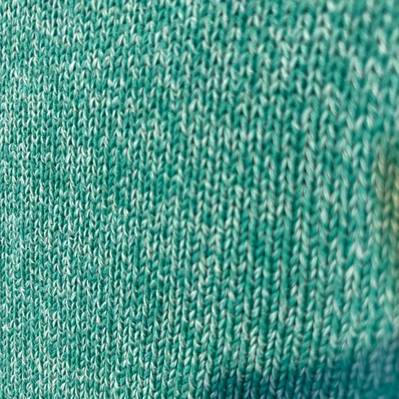 L.L. Bean Women's Marled Knit Green and White Fitted Heavyweight Sweater Medium - Picture 16 of 16